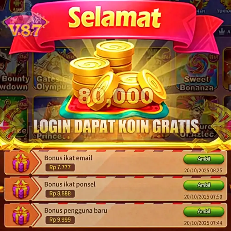 v87 Masuk